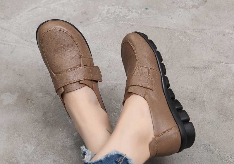Milan Dam Loafer Skor - Khaki