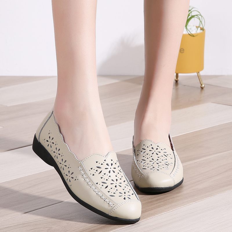 Mildre Dam Loafer Skor - Beige