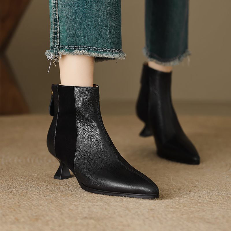 Milei Dam Classics Ankelboots I Läder - Svart