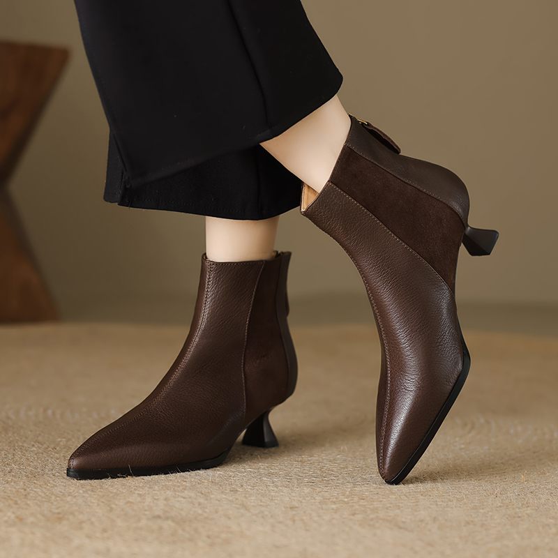Milei Dam Classics Ankelboots I Läder - Svart