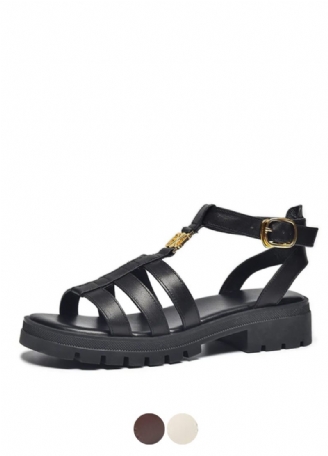 Milena Lädersandal För Kvinnor