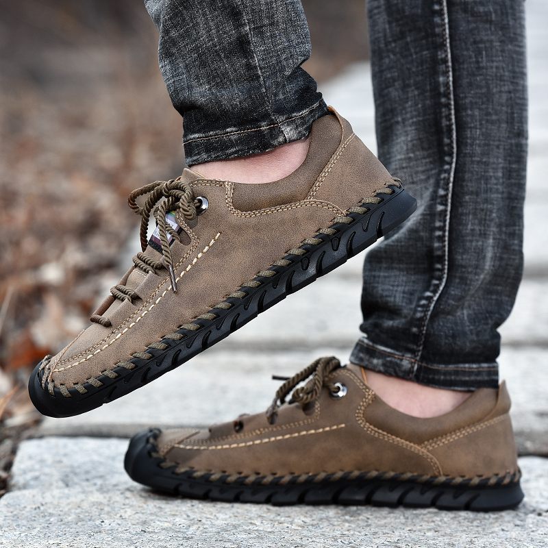 Miles Loafers För Män Fritidsskor - Gul
