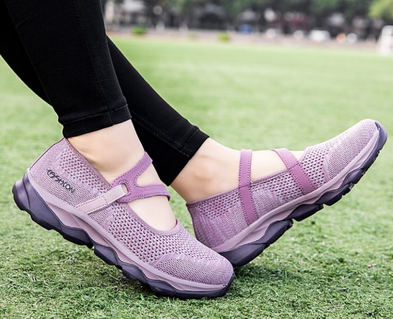 Miliani Slip-on Walking Loafer Skor För Kvinnor - Svart