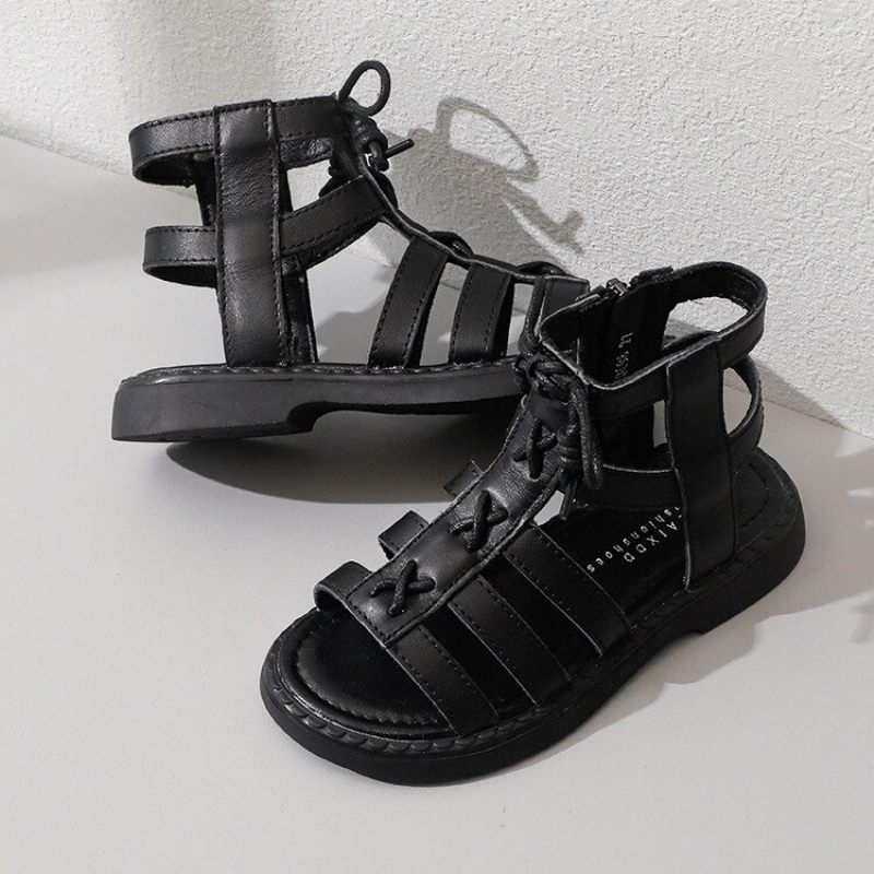 Minerva Gladiator Sandal För Flickor - Beige