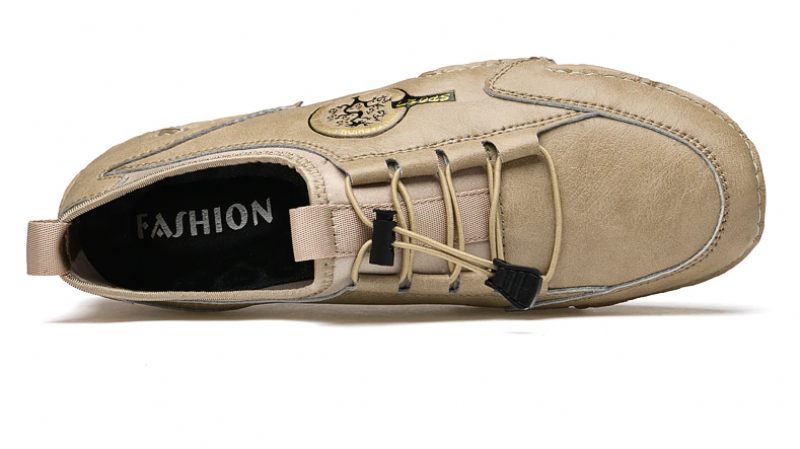 Minguez Casual Sneakers För Män - Beige