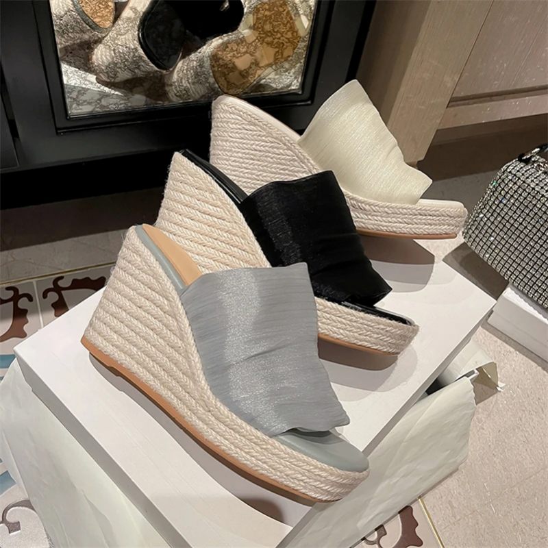Mirtha Plisserade Sandaler För Kvinnor - Blå