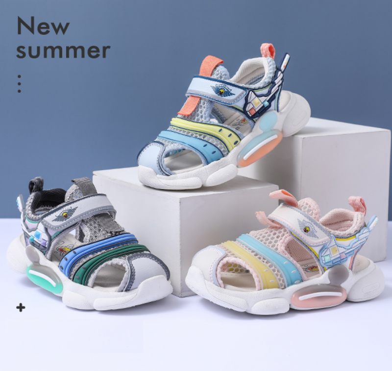 Mitchell Unisex Strandsandal För Barn - Blå