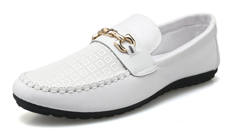 Mixi Loafers För Män Fritidsskor - Vit
