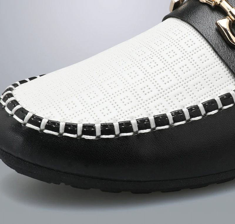 Mixi Loafers För Män Fritidsskor - Vit