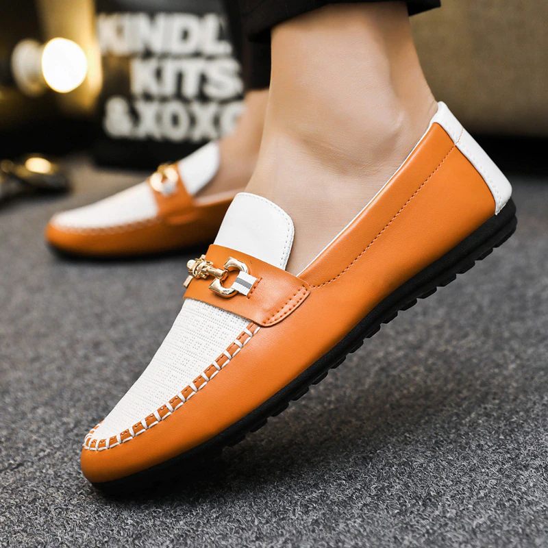 Mixi Loafers För Män Fritidsskor - Vit