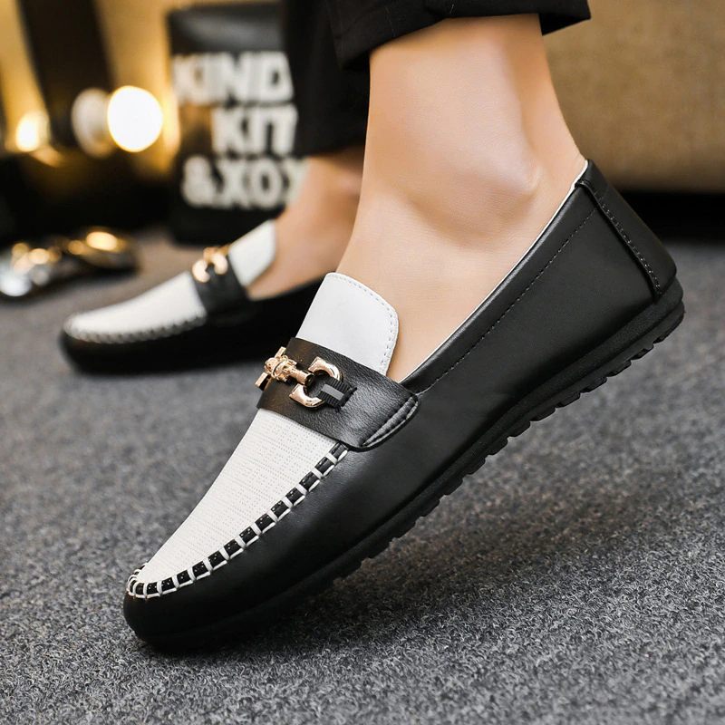 Mixi Loafers För Män Fritidsskor - Vit