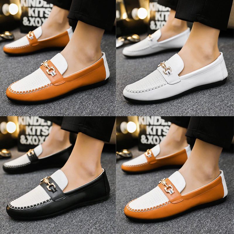 Mixi Loafers För Män Fritidsskor - Vit