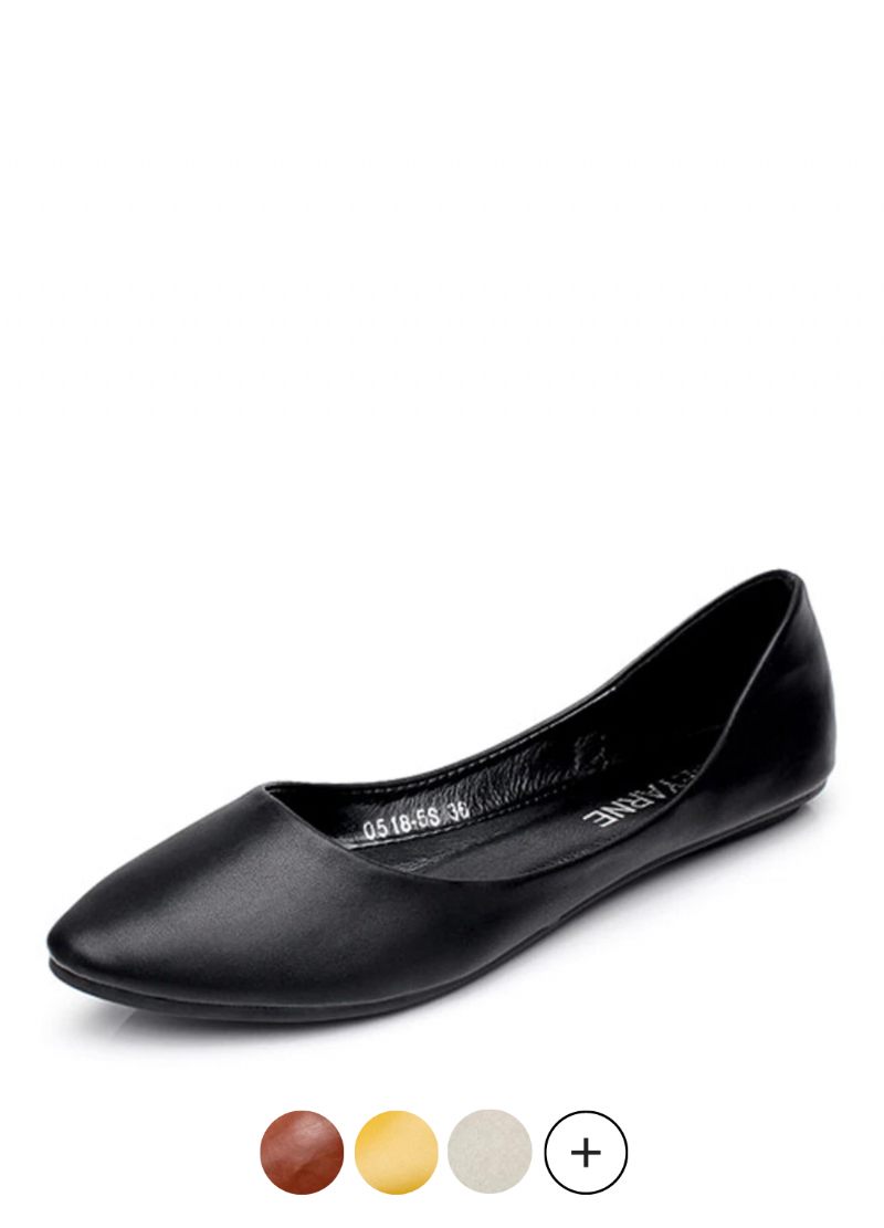 Moana Damsula-enkla Ballerina Walking Platta Skor