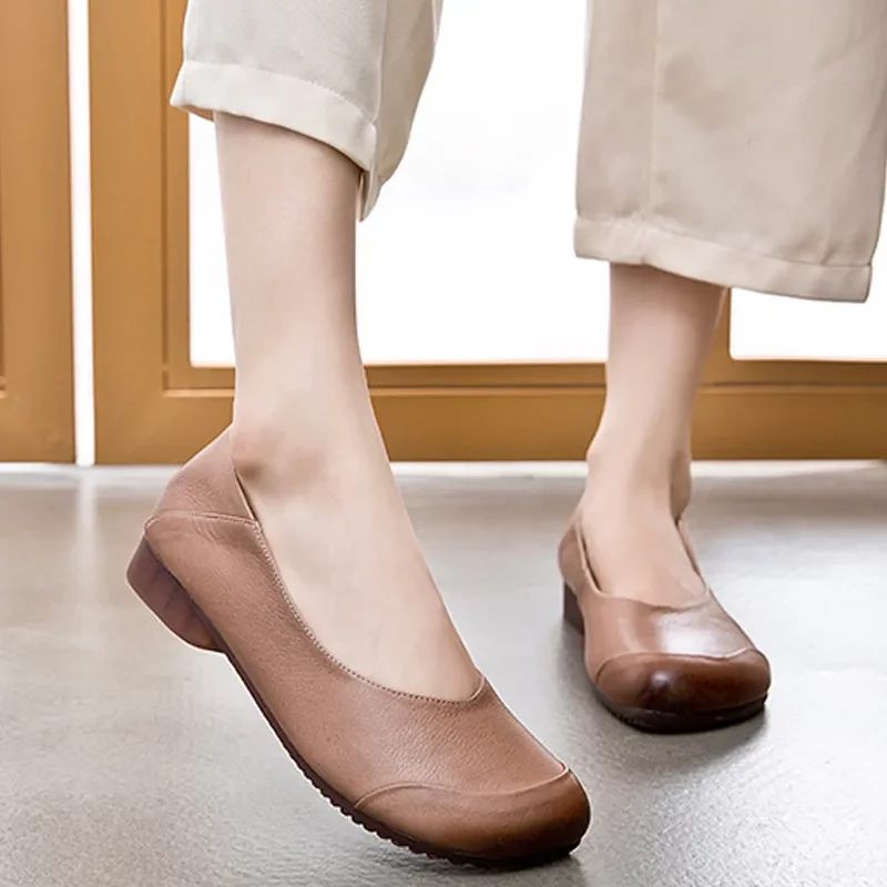 Moly Platta Skor För Kvinnor - Beige