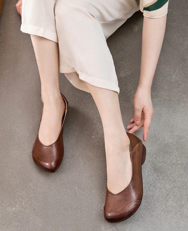 Moly Platta Skor För Kvinnor - Beige
