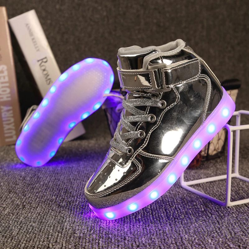 Momoa Unisex Lighted Sneaker För Barn - Lila