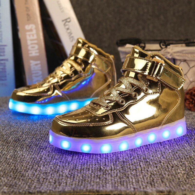 Momoa Unisex Lighted Sneaker För Barn - Lila