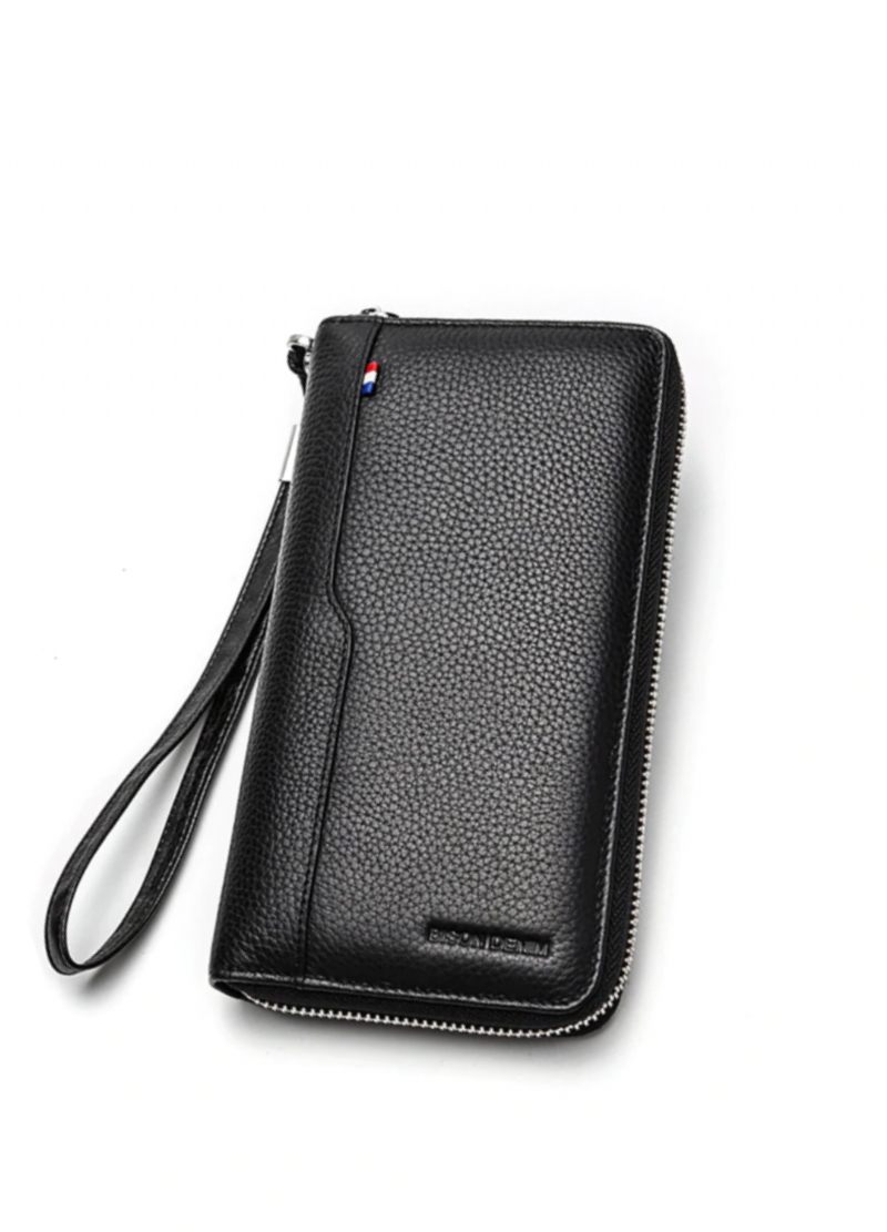 Moraes Läder Clutch Plånböcker För Män