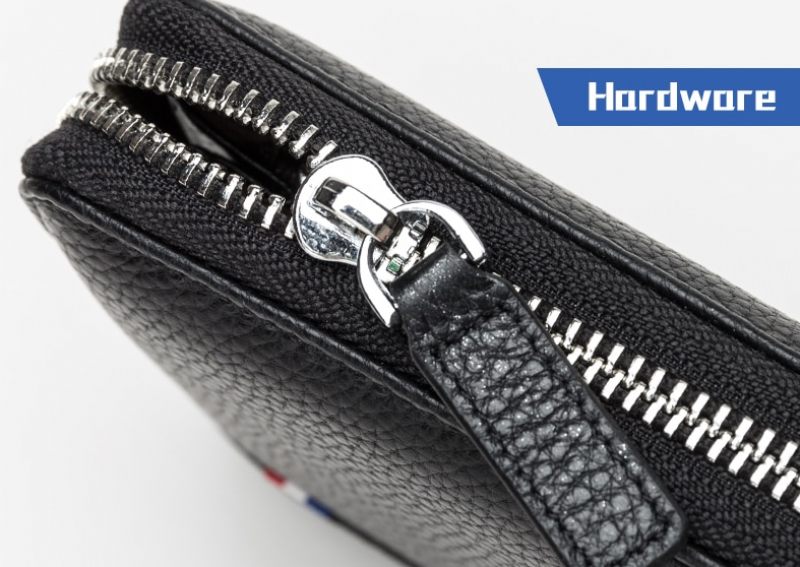 Moraes Läder Clutch Plånböcker För Män - Svart