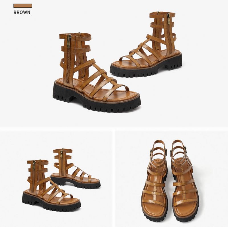 Morelia Gladiator Sandal För Kvinnor - Brun