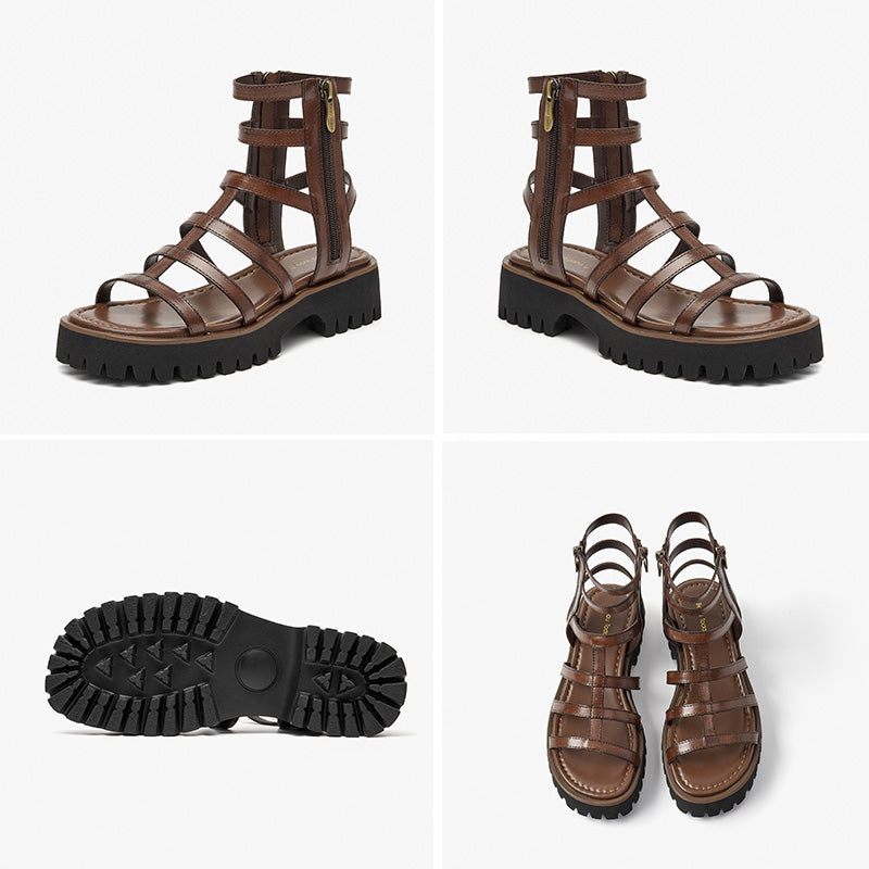 Morelia Gladiator Sandal För Kvinnor - Brun