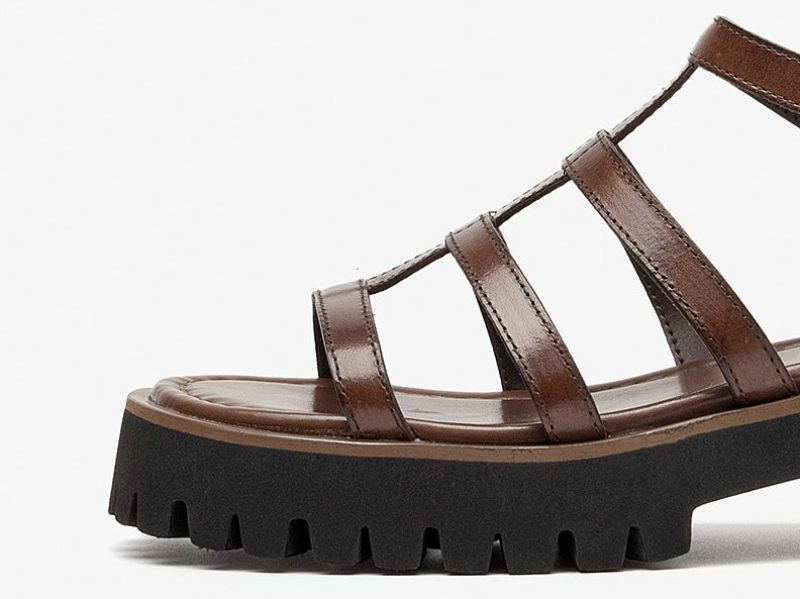 Morelia Gladiator Sandal För Kvinnor - Brun