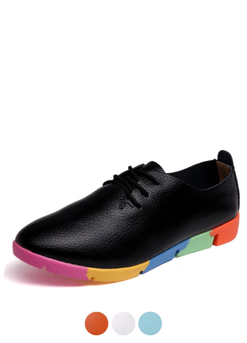 Morelti Damsnörning Casual Flat Loafer Skor