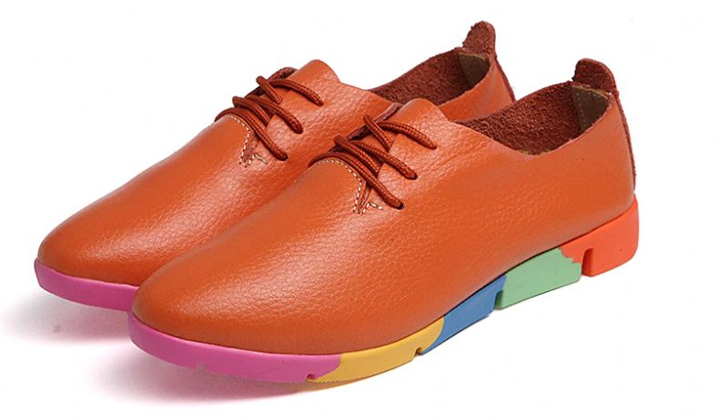 Morelti Damsnörning Casual Flat Loafer Skor - Svart