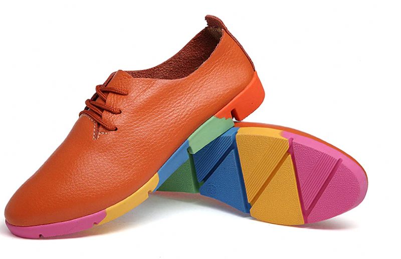 Morelti Damsnörning Casual Flat Loafer Skor - Svart