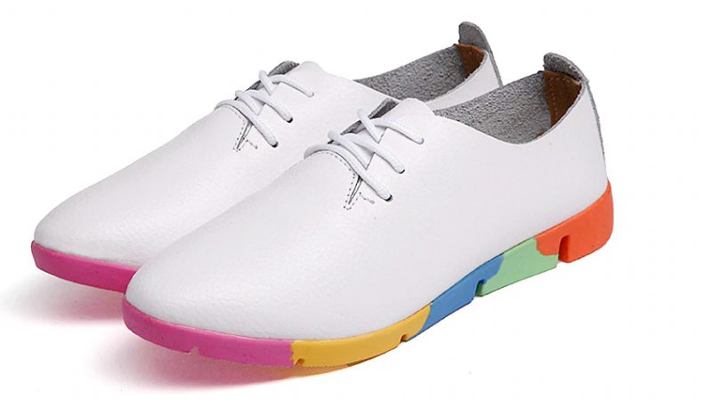 Morelti Damsnörning Casual Flat Loafer Skor - Svart