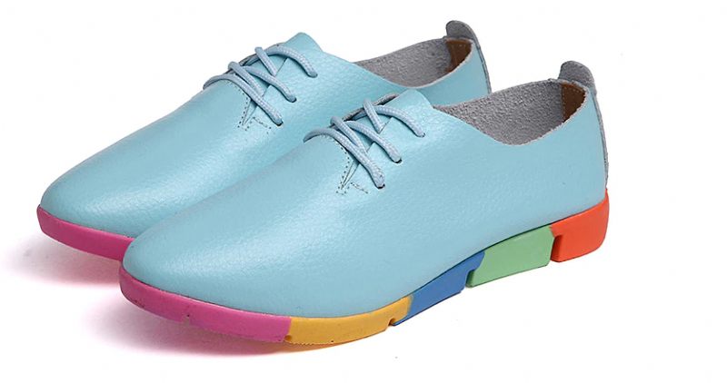Morelti Damsnörning Casual Flat Loafer Skor - Svart