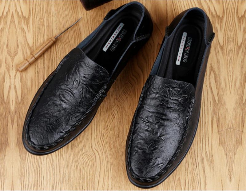 Morenos Loafers För Män - Svart