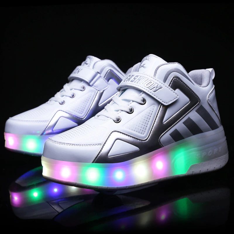 Morgan Unisex Rullsneakers För Barn - Vit