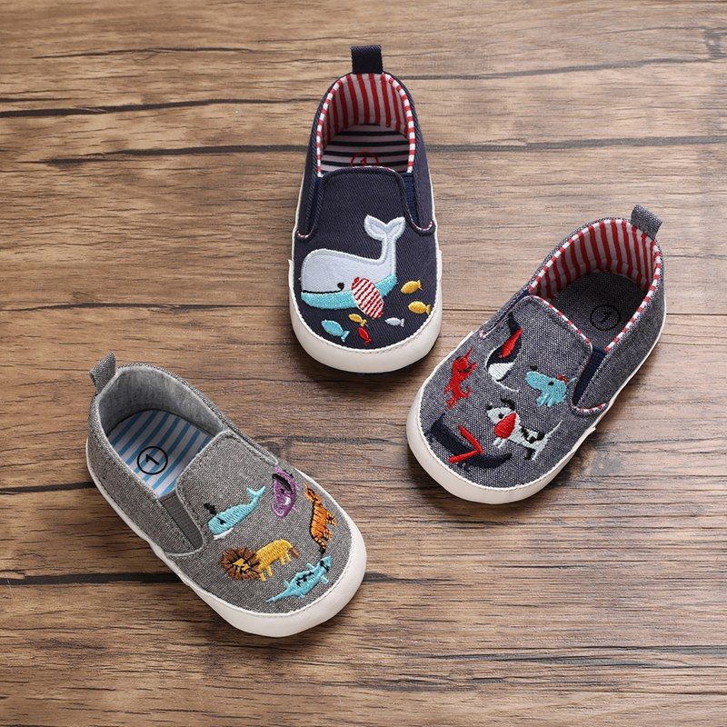 Moro Baby Pojkar Casual Sneakers - Marinblå