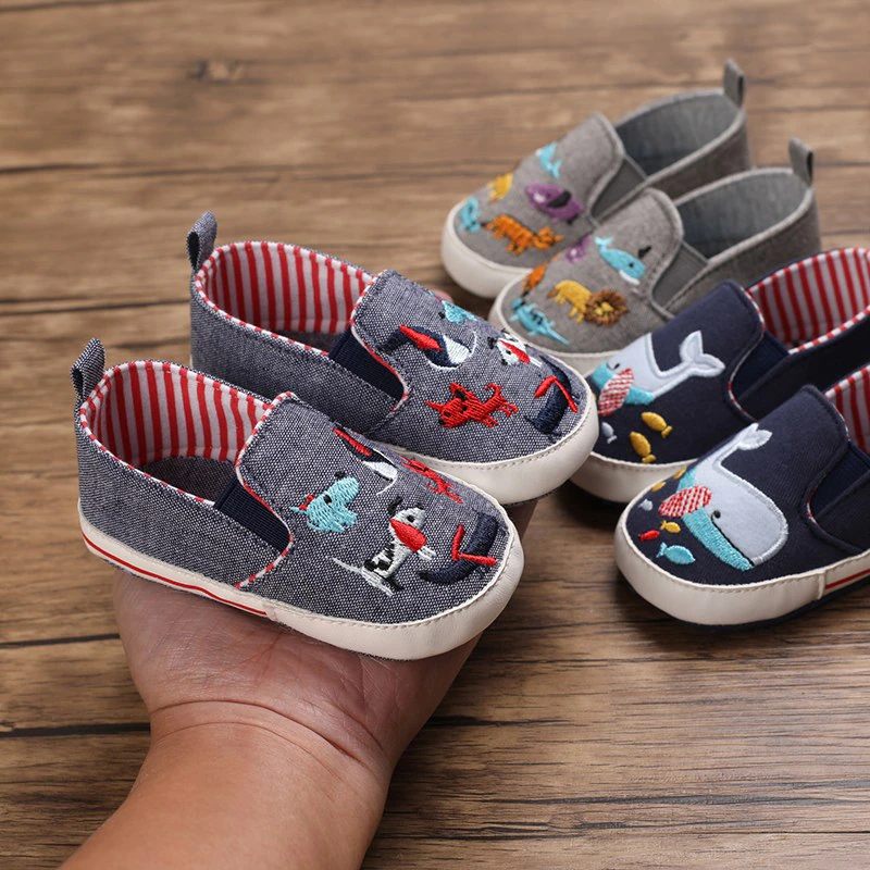 Moro Baby Pojkar Casual Sneakers - Marinblå