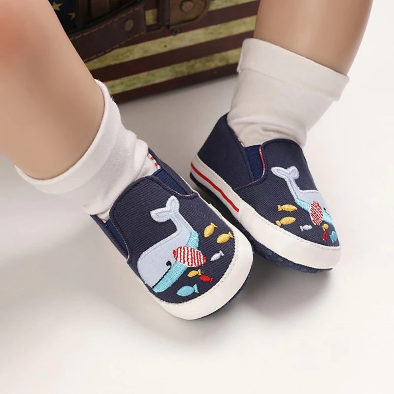 Moro Baby Pojkar Casual Sneakers - Marinblå