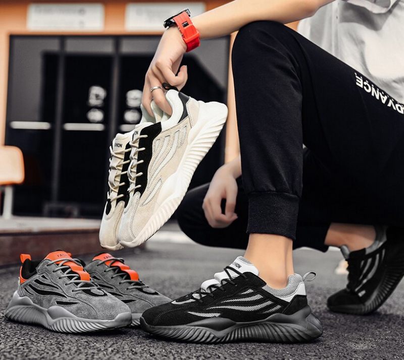 Multimax Walking Sneakers För Män - Grå