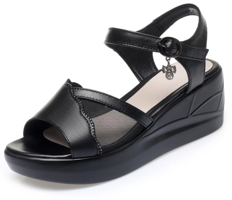 Nadia Kil Sandal För Kvinnor - Svart 2.3 tum