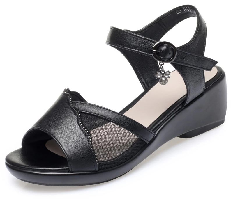 Nadia Kil Sandal För Kvinnor - Svart 2.3 tum