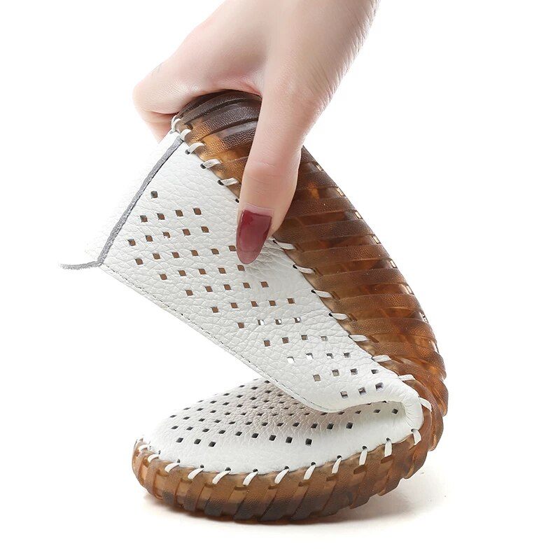 Nadia Loaferskor För Kvinnor - Beige Hollow