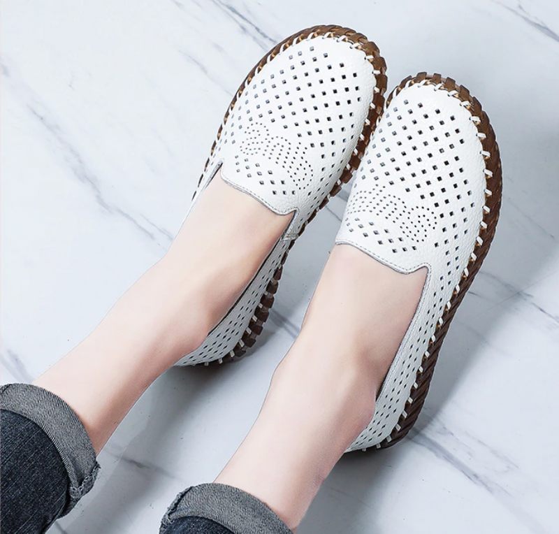 Nadia Loaferskor För Kvinnor - Beige Hollow