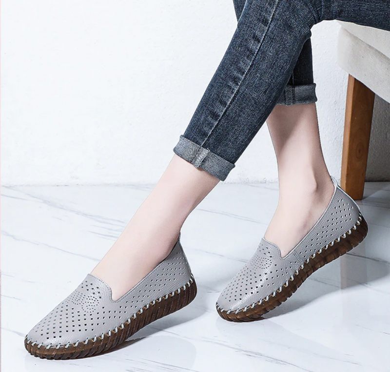 Nadia Loaferskor För Kvinnor - Beige Hollow