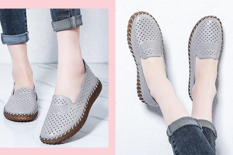 Nadia Loaferskor För Kvinnor - Beige Hollow
