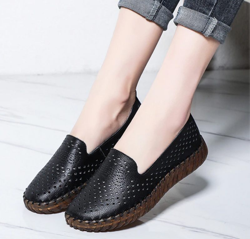 Nadia Loaferskor För Kvinnor - Beige Hollow