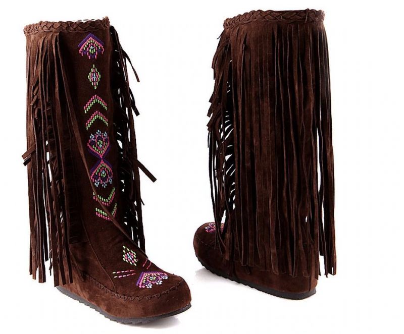 Naisha Boots Mid Calf - Gult