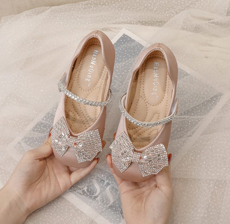 Nanny Flickor Platta Skor - Beige