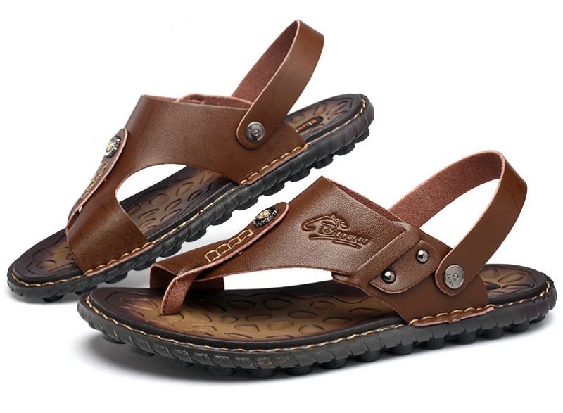 Nasau Casual Sandal För Män - Kaffe