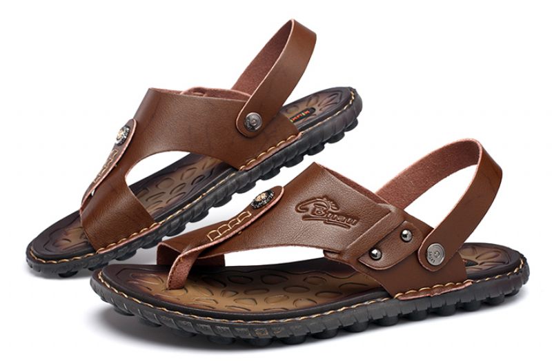 Nasau Casual Sandal För Män - Kaffe