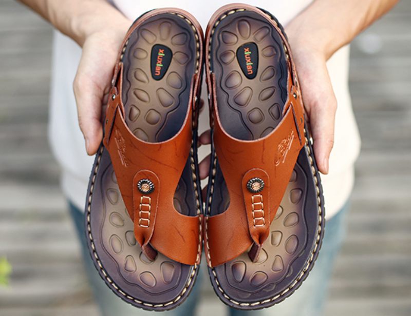 Nasau Casual Sandal För Män - Kaffe