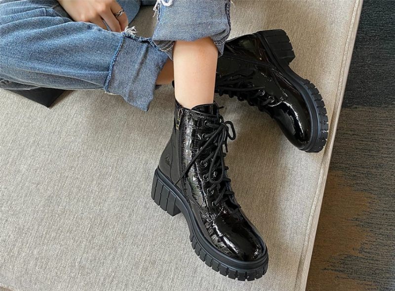 Nashira Boots Ankelhöjd - Brun utan plysch